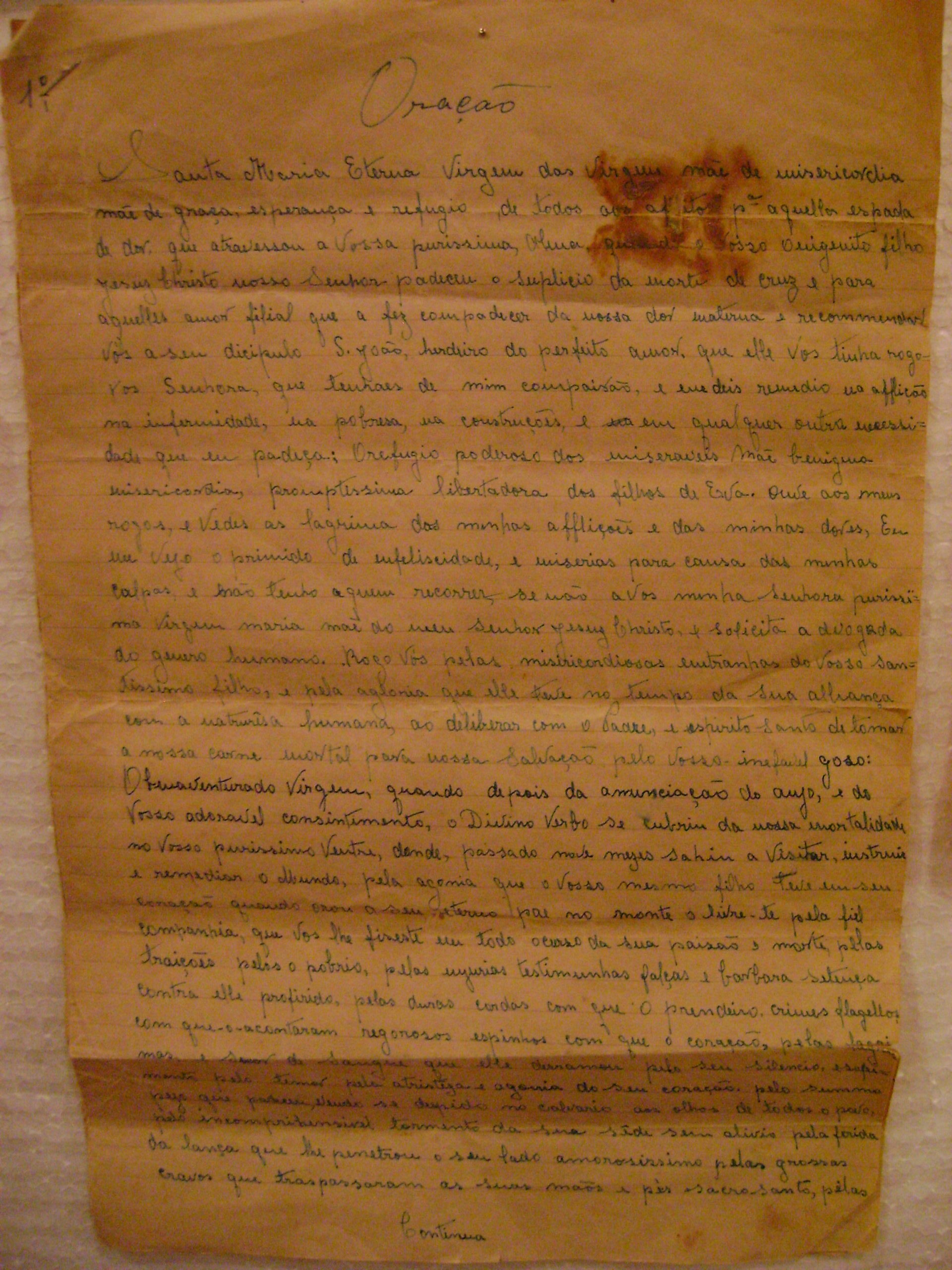 Exposição de fontes históricas –  Col. Est. João Bernardes de Assunção – Davinópolis