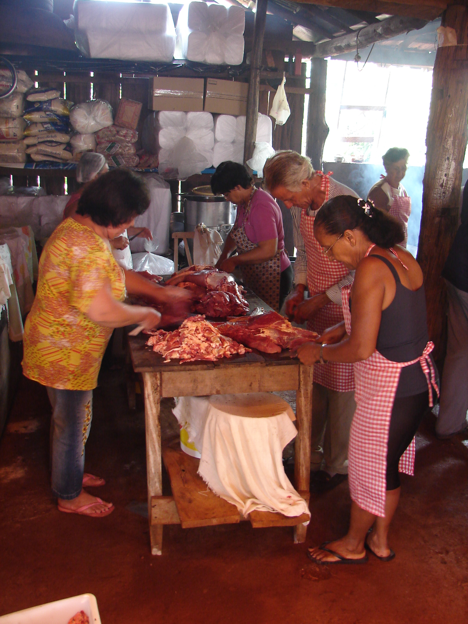 Festa de Santos Reis – Preparo da refeição