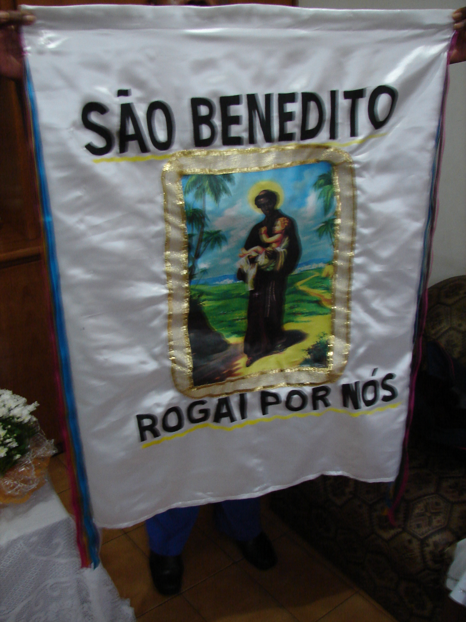 A Irmandade de São Benedito – Estandarte.
