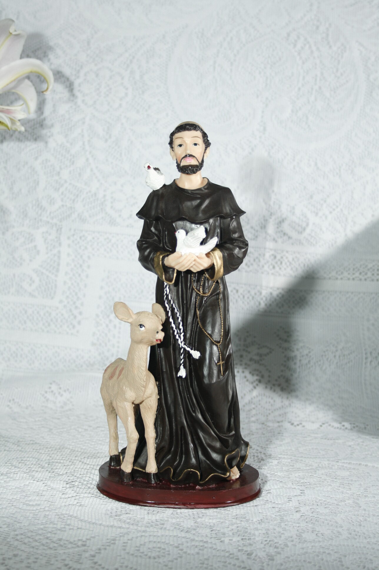 Escultura de São Francisco de Assis.